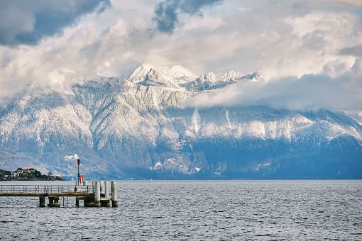 View of Lac Léman from Lausanne
